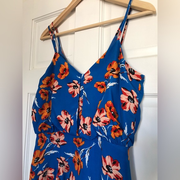 CeCe Blue Lotus floral tank dress - Picture 5 of 5